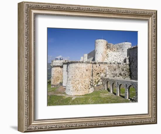 Crusader Castle Krak Des Chevaliers, Syria-Ivan Vdovin-Framed Photographic Print