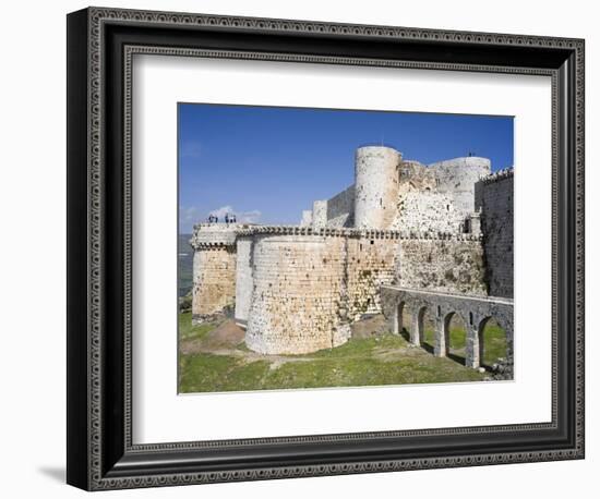 Crusader Castle Krak Des Chevaliers, Syria-Ivan Vdovin-Framed Photographic Print