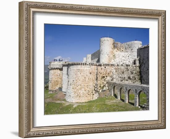 Crusader Castle Krak Des Chevaliers, Syria-Ivan Vdovin-Framed Photographic Print