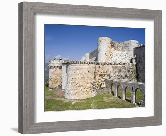 Crusader Castle Krak Des Chevaliers, Syria-Ivan Vdovin-Framed Photographic Print