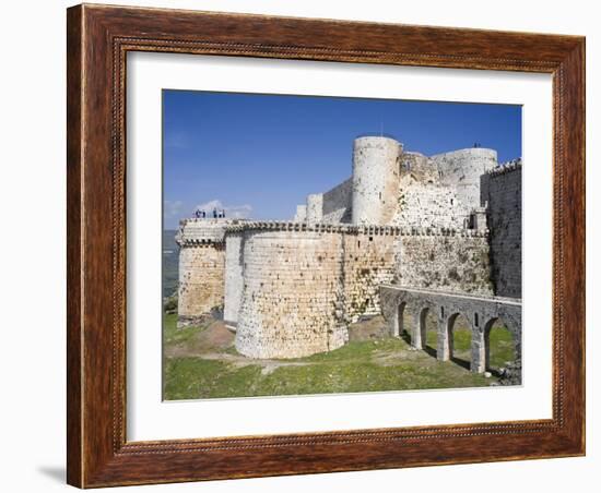 Crusader Castle Krak Des Chevaliers, Syria-Ivan Vdovin-Framed Photographic Print