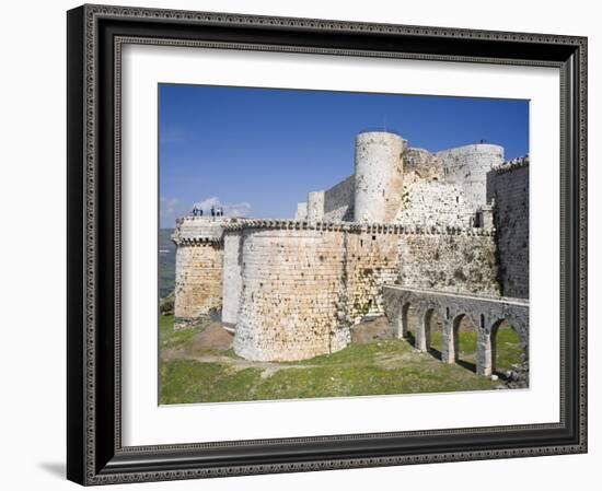 Crusader Castle Krak Des Chevaliers, Syria-Ivan Vdovin-Framed Photographic Print