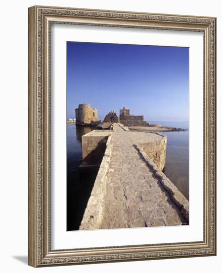 Crusader Castle, Sidon, Lebanon-Gavin Hellier-Framed Photographic Print