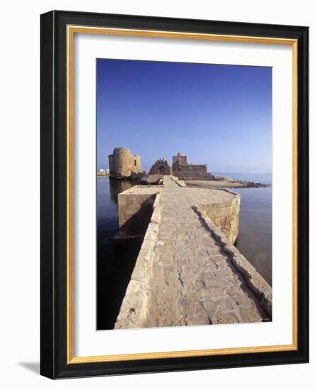 Crusader Castle, Sidon, Lebanon-Gavin Hellier-Framed Photographic Print