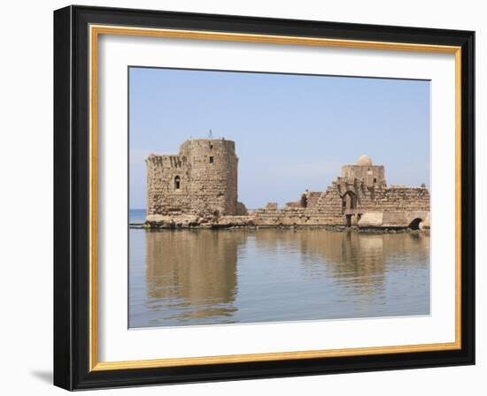 Crusader Sea Castle, Sidon, Lebanon, Middle East-Wendy Connett-Framed Photographic Print