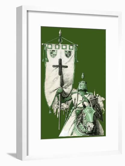 Crusader-Fortunino Matania-Framed Giclee Print