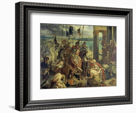 Crusaders Entering Constantinople on April 12th, 1204, 1840-Eugene Delacroix-Framed Giclee Print