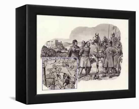 Crusaders in Turkey in the 11th Century-Pat Nicolle-Framed Premier Image Canvas