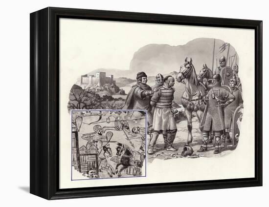 Crusaders in Turkey in the 11th Century-Pat Nicolle-Framed Premier Image Canvas