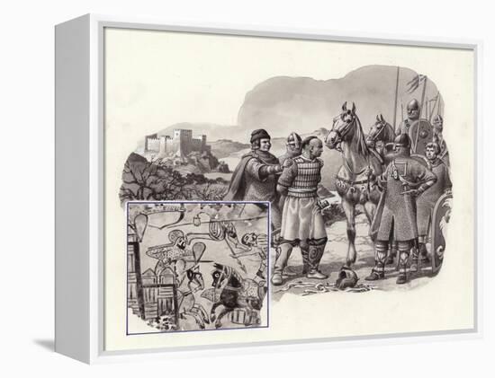 Crusaders in Turkey in the 11th Century-Pat Nicolle-Framed Premier Image Canvas