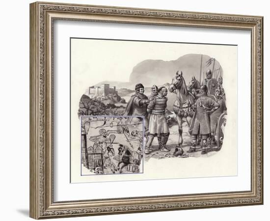 Crusaders in Turkey in the 11th Century-Pat Nicolle-Framed Giclee Print