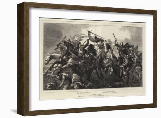 Crusaders-Sir John Gilbert-Framed Giclee Print
