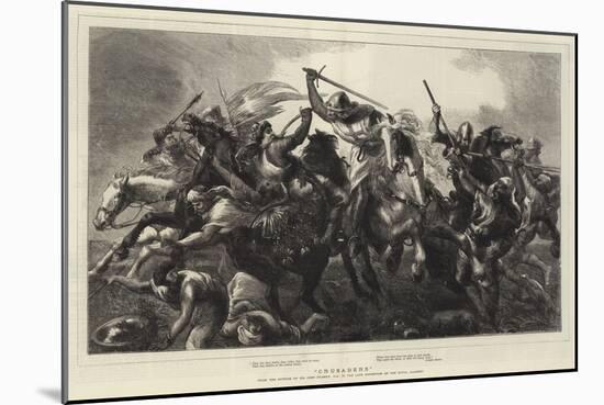 Crusaders-Sir John Gilbert-Mounted Giclee Print