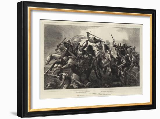 Crusaders-Sir John Gilbert-Framed Giclee Print