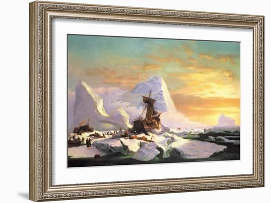 Crushed in the Ice-William Bradford-Framed Giclee Print