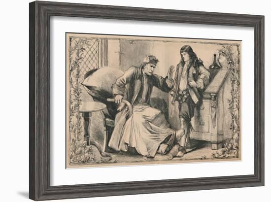 'Crusoe Advised by his Father', c1870-Unknown-Framed Giclee Print