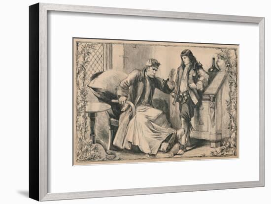 'Crusoe Advised by his Father', c1870-Unknown-Framed Giclee Print