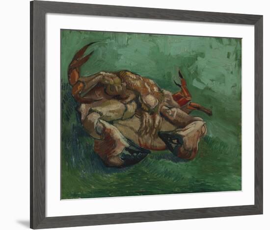 Crustacean Lying On His Back-Vincent Van Gogh-Framed Premium Giclee Print