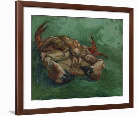 Crustacean Lying On His Back-Vincent Van Gogh-Framed Premium Giclee Print