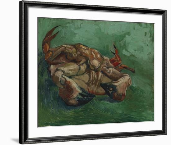 Crustacean Lying On His Back-Vincent Van Gogh-Framed Premium Giclee Print