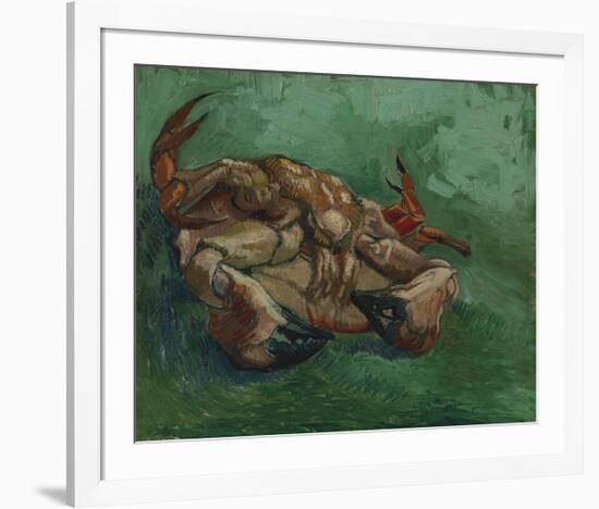 Crustacean Lying On His Back-Vincent Van Gogh-Framed Premium Giclee Print