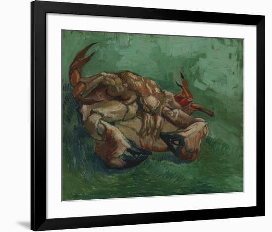 Crustacean Lying On His Back-Vincent Van Gogh-Framed Premium Giclee Print
