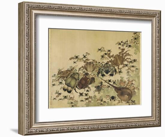 Crustaceans, Edo Period C.1825-Katsushika Hokusai-Framed Giclee Print