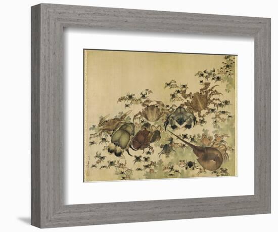 Crustaceans, Edo Period C.1825-Katsushika Hokusai-Framed Giclee Print