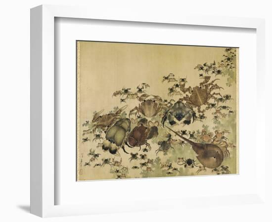 Crustaceans, Edo Period C.1825-Katsushika Hokusai-Framed Giclee Print