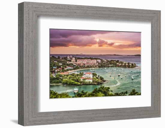 Cruz Bay, St John, United States Virgin Islands.-SeanPavonePhoto-Framed Photographic Print
