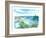Cruz Bay US Virgin Islands Seaview Scene on Saint John-M. Bleichner-Framed Art Print