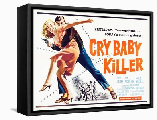 Cry Baby Killer, title card, 1958-null-Framed Stretched Canvas