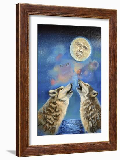 Cry Wolf-Sue Clyne-Framed Giclee Print