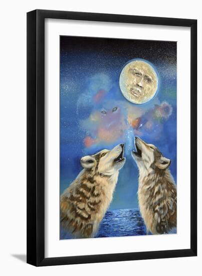 Cry Wolf-Sue Clyne-Framed Giclee Print