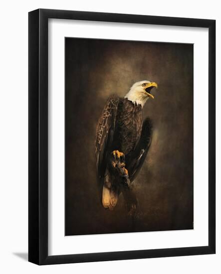 Crying for the Lost Bald Eagle-Jai Johnson-Framed Premium Giclee Print