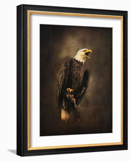 Crying for the Lost Bald Eagle-Jai Johnson-Framed Premium Giclee Print