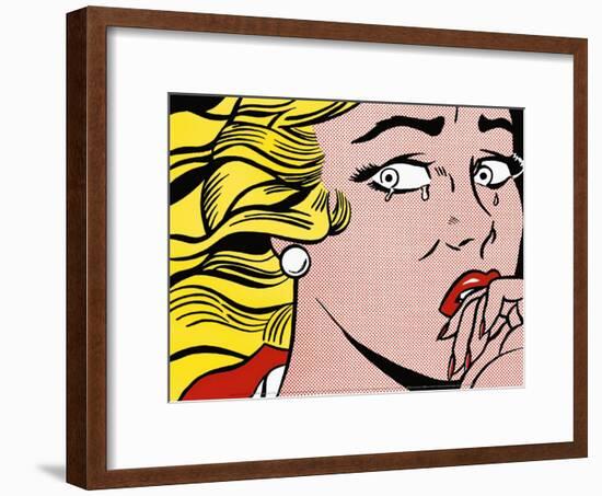 Crying Girl, c.1963-Roy Lichtenstein-Framed Art Print