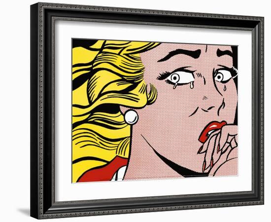 Crying Girl, c.1963-Roy Lichtenstein-Framed Art Print