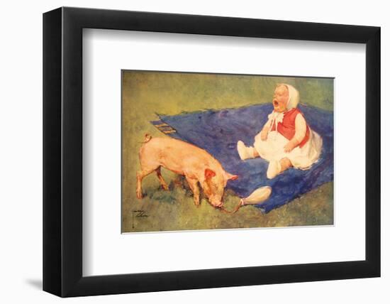 Crying over Spilt Milk-Lawson Wood-Framed Premium Giclee Print