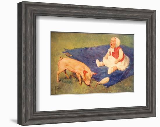 Crying over Spilt Milk-Lawson Wood-Framed Premium Giclee Print