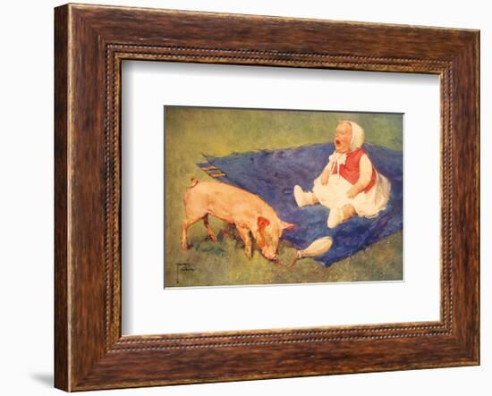 Crying over Spilt Milk-Lawson Wood-Framed Premium Giclee Print