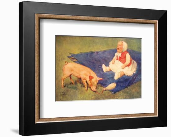 Crying over Spilt Milk-Lawson Wood-Framed Premium Giclee Print