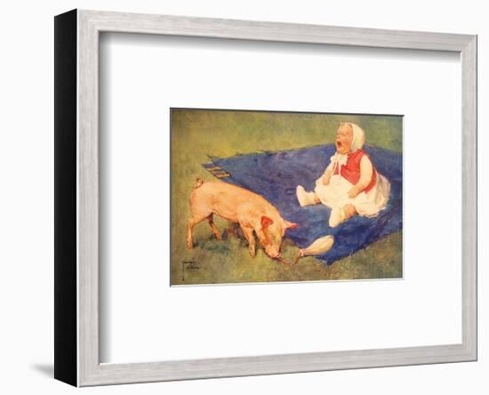 Crying over Spilt Milk-Lawson Wood-Framed Premium Giclee Print