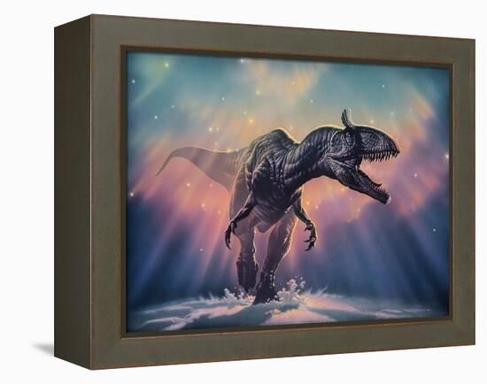 Cryolophosaurus Dinosaur-Joe Tucciarone-Framed Premier Image Canvas