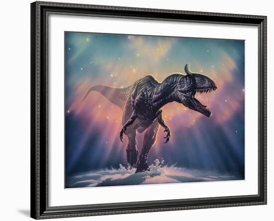 Cryolophosaurus Dinosaur-Joe Tucciarone-Framed Photographic Print