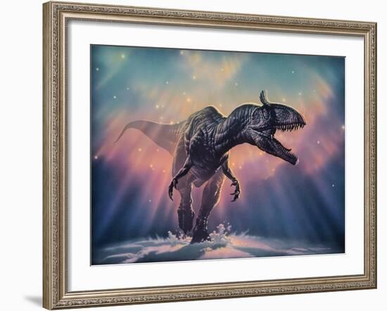 Cryolophosaurus Dinosaur-Joe Tucciarone-Framed Photographic Print