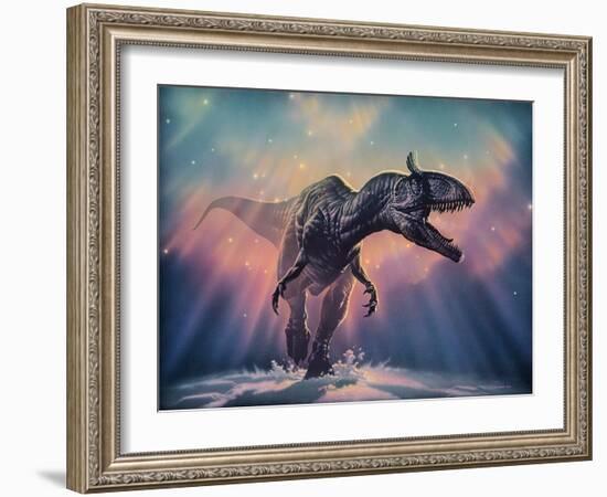 Cryolophosaurus Dinosaur-Joe Tucciarone-Framed Photographic Print