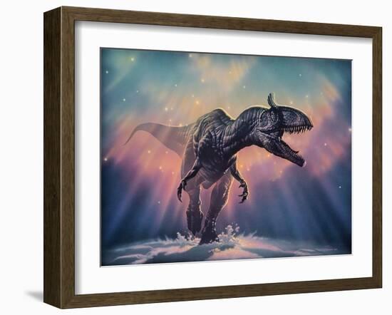 Cryolophosaurus Dinosaur-Joe Tucciarone-Framed Photographic Print