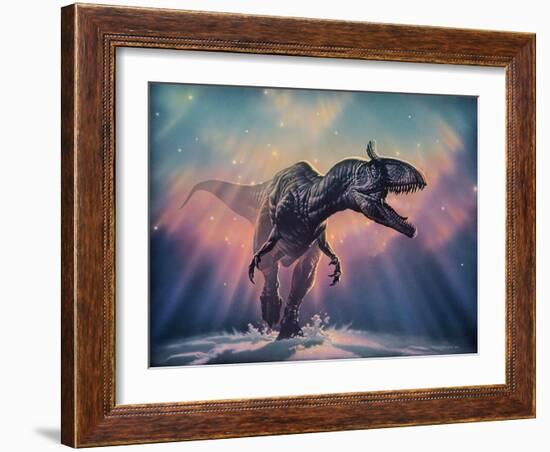 Cryolophosaurus Dinosaur-Joe Tucciarone-Framed Photographic Print