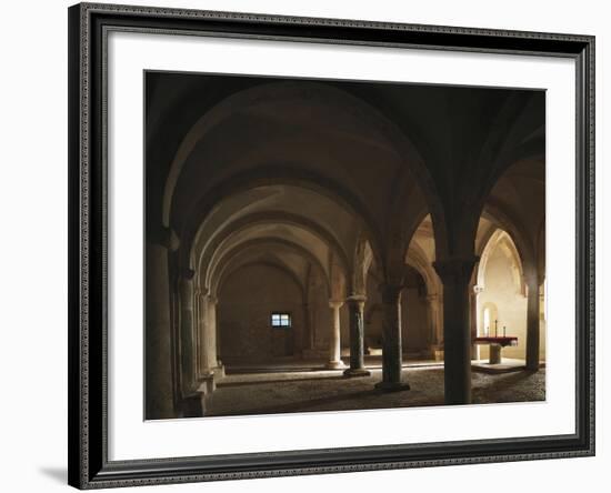 Crypt of Abbey of St John in Venus, Fossacesia, Italy, 12th Century-null-Framed Giclee Print